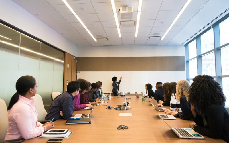 group of people on conference room